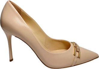 Baldinini scarpe con tacco Nappa - Dames - Pumps - Roze - 36 EU - Leer - Schoenen