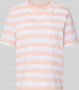 Selected Boxy Fit T-Shirt aus reiner Baumwolle Modell ESSENTIAL in Rosa, Gr&ouml;&szlig;e XXL