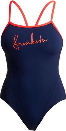 Funkita Single Strap One Piece Badeanzug f&uuml;r Damen | blau