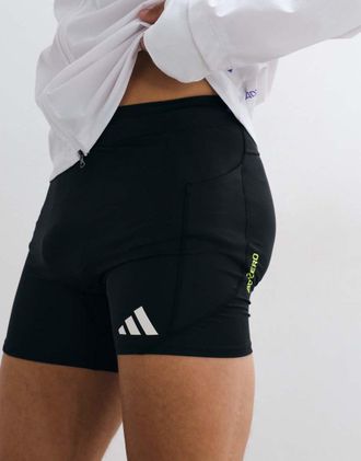 adidas adidas Running - Adizero - Pantaloncini riflettenti neri-Nero