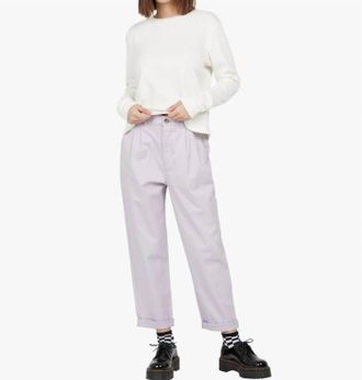 Volcom Womens Frochickie Trouser In Lavender