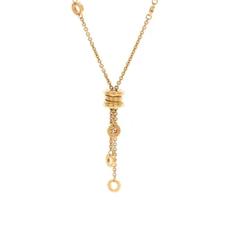 Bulgari B. Zero1 3 Charm Necklace 18K Yellow Gold