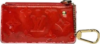 Louis Vuitton Pre-owned Lederen Portemonnee - Dames - Vintage Accessoires - Rood - ONE Size - Leer - Vintage