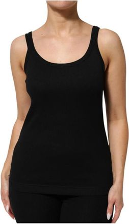 Dolce & Gabbana Mujer, Camisetas, Negro, Talla: L