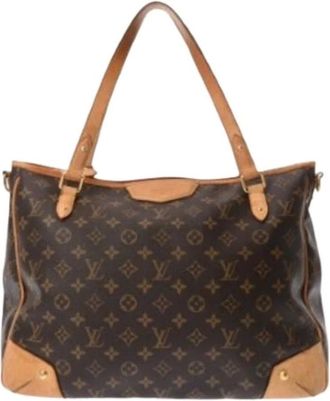 Louis Vuitton Pre-owned Tote Bags, female, Brown, Size: ONE SIZE Pre-owned Monogram Canvas Tote Bag