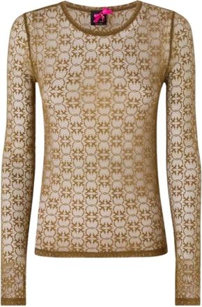 Pinko Mujer, Camisetas, Verde, Talla: XS