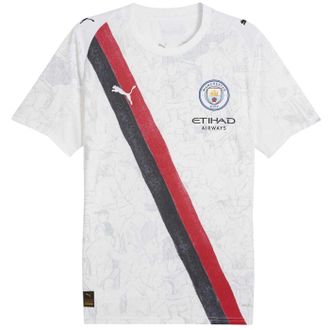 Puma Heren Manchester City Voetbalshirt (Wit)