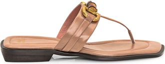 Jeffrey Campbell Sandali slides Monica - Toni neutri