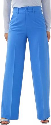 Esqualo Wera Wide Trousers In Blue