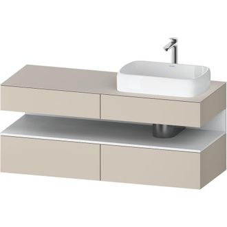 Duravit Qatego Consola Mueble Bajo Lavabo, 2 Extensiones, 2 - Duravit