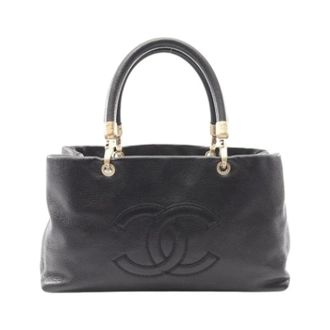 Chanel Pre-owned Vintage Handtas - Dames - Pre-owned - Zwart - Maat: ONE Size Leer