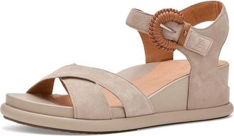 Gentle Souls Jaylee Womens Wedge Shoes Mushroom Suede : 8.5 M, Leather