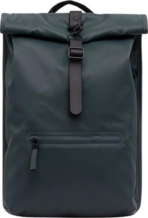 Rains Rolltop Rucksack W3 - unisex - Rugzakken - Groen - ONE Size - Tassen