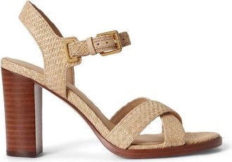 Ralph Lauren Sandalen met hak, leer, Emeryn