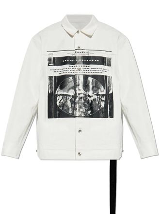 Rick Owens Denim jack - Wit