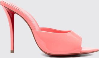 Christian Louboutin Sandali mules Miss Z in pelle verniciata con tacco alto
