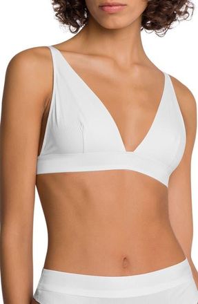 Wolford Beauty Triangle Bralette in 104 Pearl at Nordstrom, Size X-Small