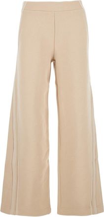 Max Mara Womens Ifrem Trousers - Nude Cotton - Size Medium