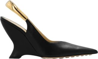 Bottega Veneta Zwarte Pump Puntige Neus Schoenen - Dames - Pumps - Zwart - 38 EU - Schoenen