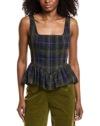 Avec Les Filles Printed Blouse