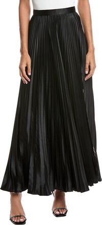 AMUR Sofie Pleated A-Line Skirt