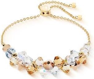 Coeur de Lion Dancing Crystals Gold Bracelet in Beige at Nordstrom