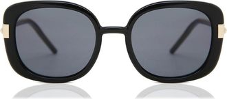 Prada PR 04WS Polarized 1AB5Z1 Womens Sunglasses Black Size 53