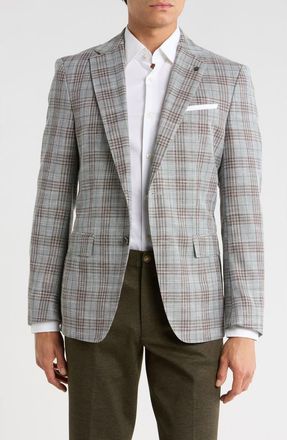 BOSS Hutson Virgin Wool Blend Sport Coat in Light/Pastel Green at Nordstrom Rack, Size 38 Regular