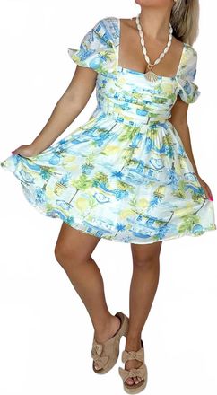 Blu Pepper Womens Secret Hideaway Mini Dress In Blue