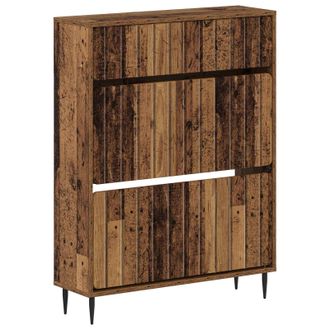 vidaXL Armario Zapatero Zwolle 78 X 24 X 103 Cm Madera De Ingenier&iacute;a Vidaxl
