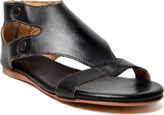Bed St&uuml; Soto Sandal in Black Rustic Leather at Nordstrom, Size 6.5