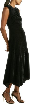 Reiss Blakely Sleeveless Velvet Dress