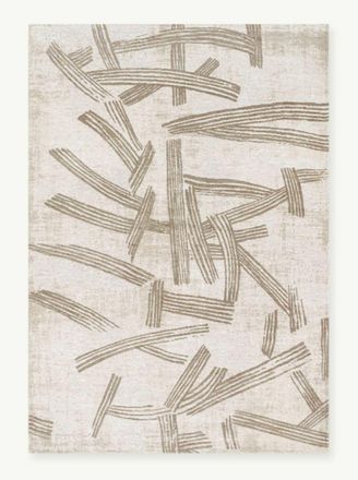 Novatrend Alfombra moderna tejida plana Blanco 140x200 cm