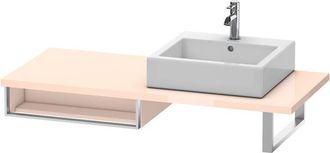 Duravit Duravit Vero Vanity Unit Para Consola, 6549, 1 Compartimento Abierto, 600mm, Color (frente/cuerpo): Perla De Albaricoque Laca De Alto Brillo - Ve65490
