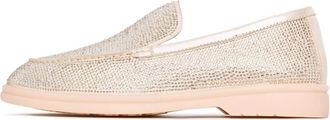 Cesare Gaspari Platform Moccasins Aurea - Beige - Dames - Loafers - Beige - 37 EU - Leer - Schoenen