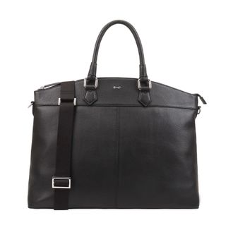 Paul Costelloe Womens Malka Leather Weekender Bag - Black