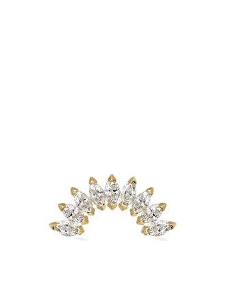 Lark & Berry Orecchino Stately in oro giallo 14kt con diamante