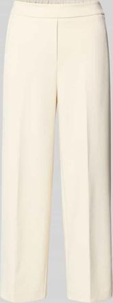 s.Oliver Red Label Regular Fit Caprihose mit Viskose-Anteil Modell Culotte in Ecru, Gr&ouml;&szlig;e 34