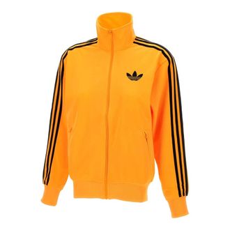 adidas Hoodies & sweatvesten, Dames, Oranje, S, Polyester, Adicolor Classic Firebird Loose Trainingsjack