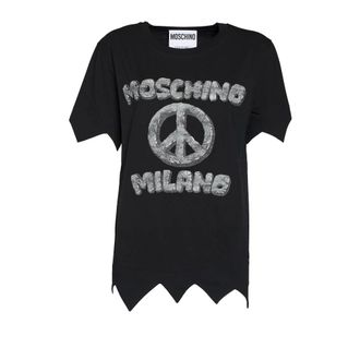Moschino Mujer, Camisetas, Negro, Talla: XS