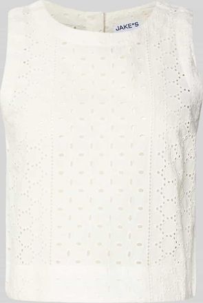 Jake*s Casual Top im Batik Look in Offwhite, Größe 34