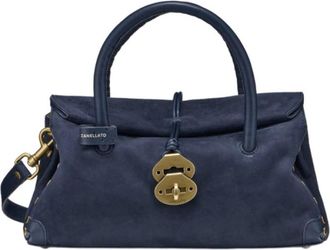 Zanellato Dames Handtassen Blauw Ss 26 - Dames - Handtassen - Blauw - ONE Size - Tassen