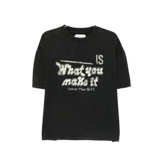 Honor The Gift What You Make It Crew-neck Graphic T-shirt