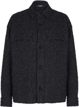 Balmain Hombre, Camisas, Negro, Talla: S