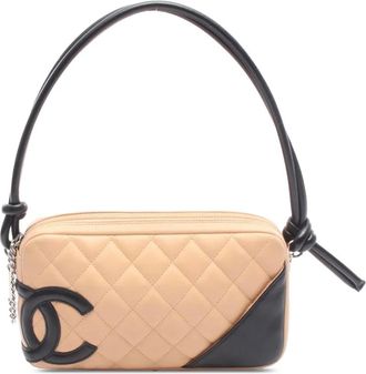 Chanel 2003-2004 Small Lambskin Cambon Ligne shoulder bag - Rosa