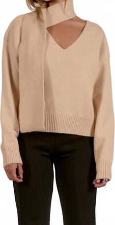 Elan Brooke Sweater In Oatmeal