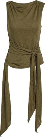 Ganni Mujer, Camisetas, Verde, Talla: S