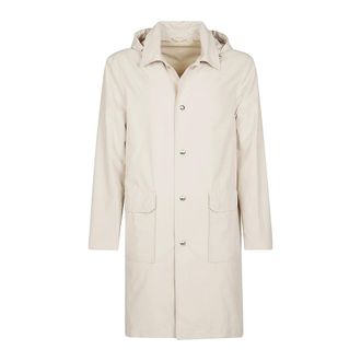 Eleventy Heren, Mantels, Beige, Maat: XL Katoen