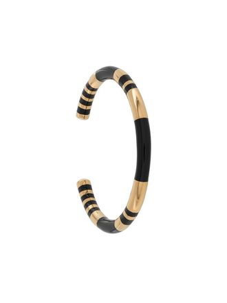 Aurélie Bidermann Bracciale rigido Positano - Nero