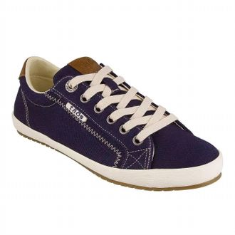 Taos Womens Star Burst Sneaker In Navy/tan